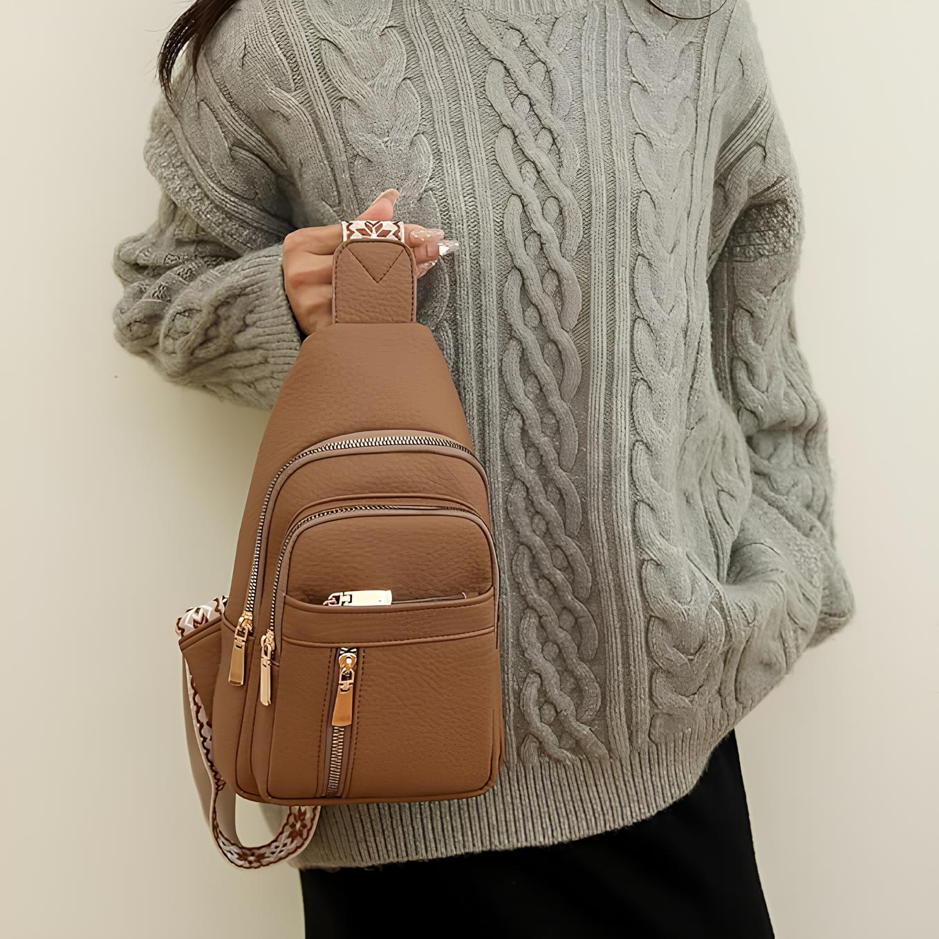 Petit sac bandoulière pour femme | Fermeture éclair