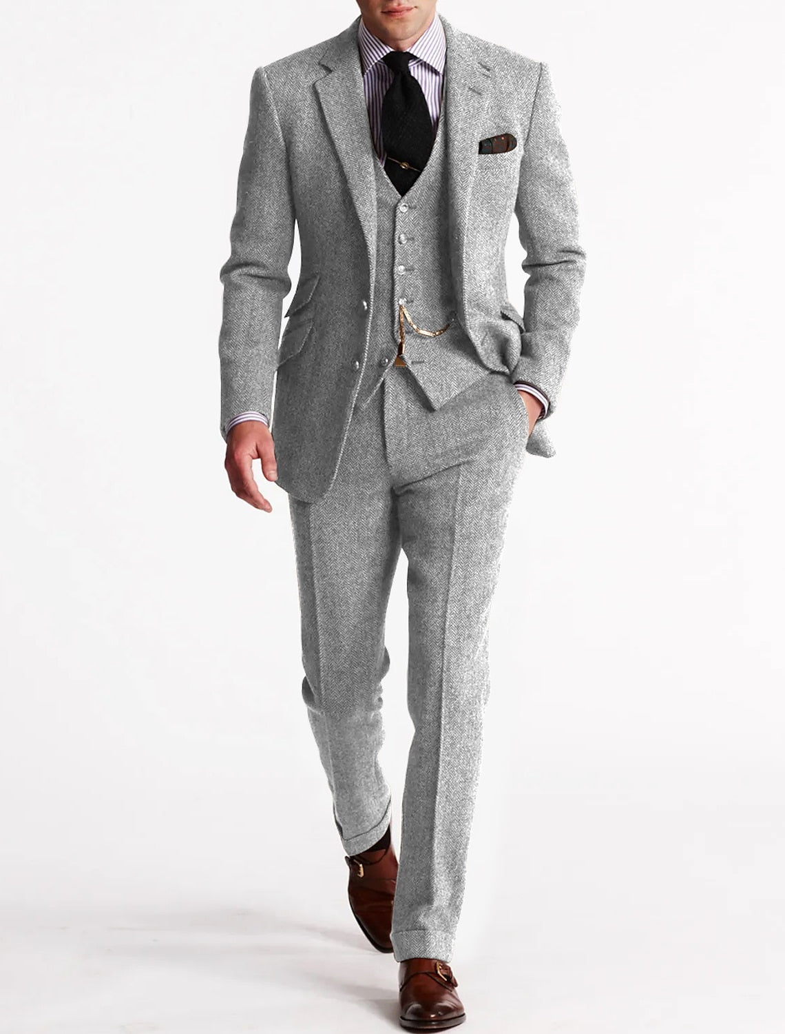 Costume smoking tweed homme | complet