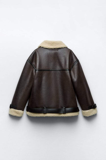 Veste d'hiver doublée pour femmes | Courte