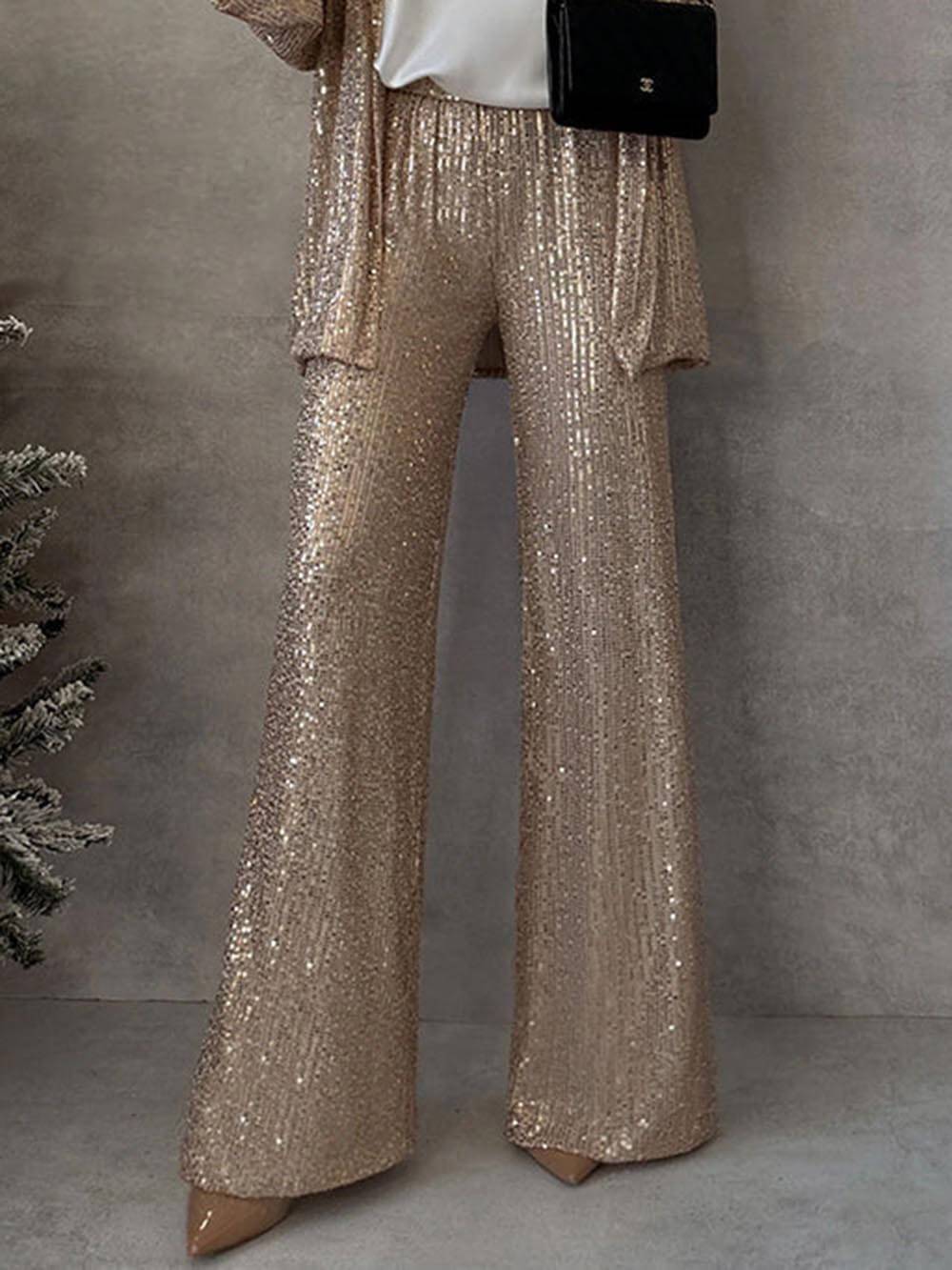 Ensemble tailleur pantalon deux pièces pour femme | Tenue de fête