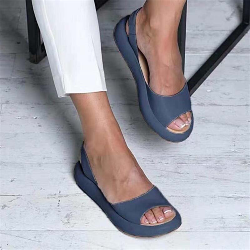 Sandales slingback à orteils ouverts pour femmes | Décontractées