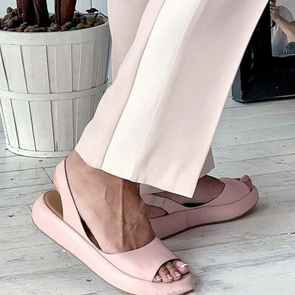 Sandales slingback à orteils ouverts pour femmes | Décontractées
