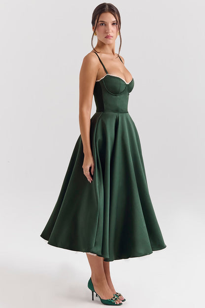 Robe de soirée femme à décolleté cœur | Midi