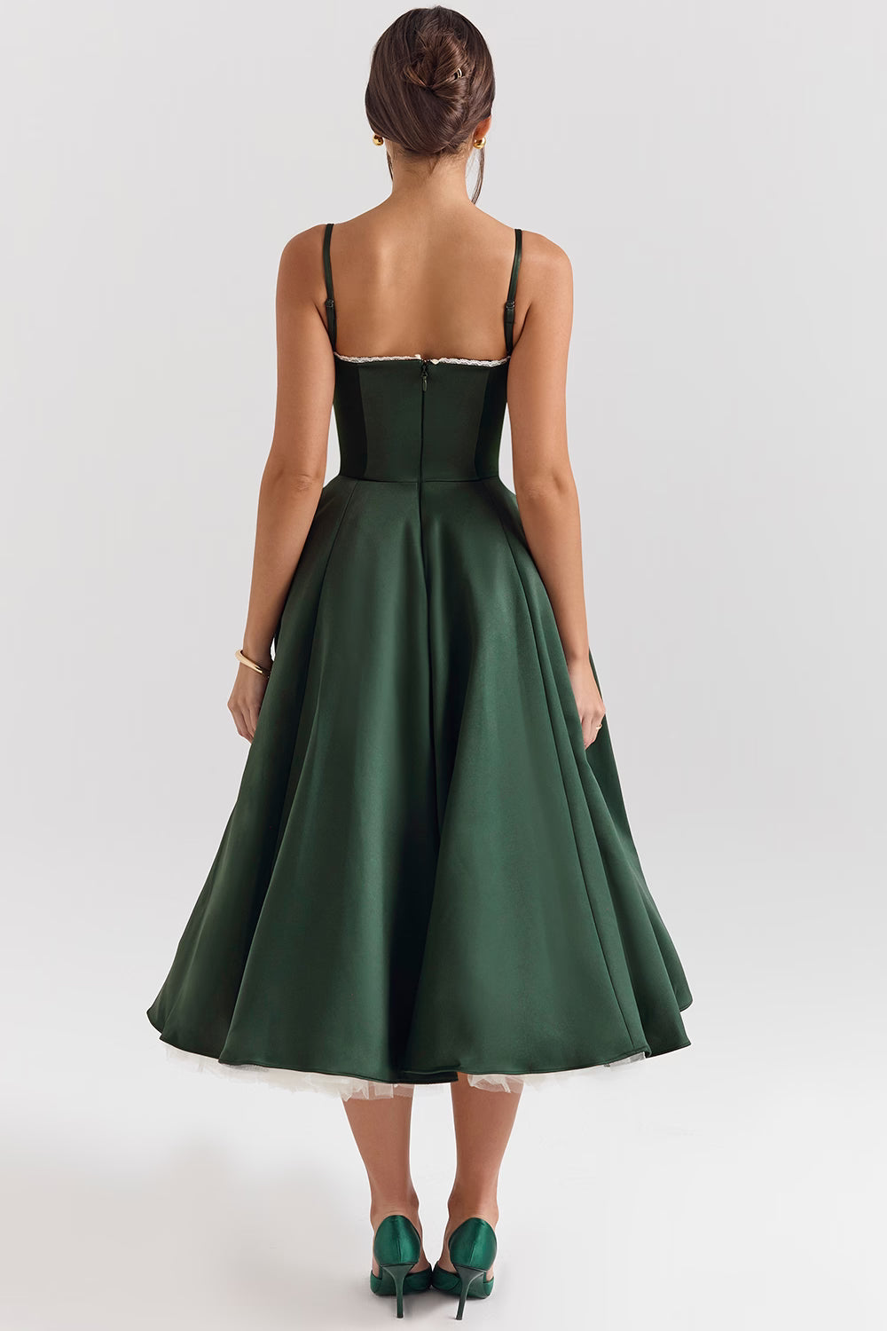 Robe de soirée femme à décolleté cœur | Midi