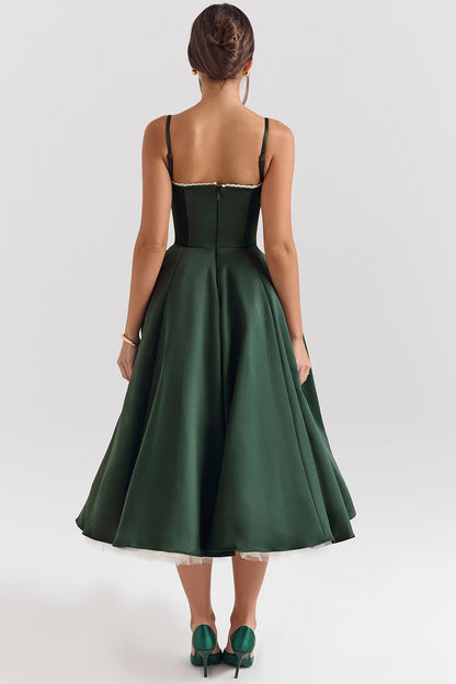 Robe de soirée femme à décolleté cœur | Midi