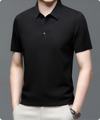 Polo structuré manches courtes homme | Business décontracté