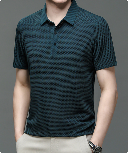 Polo structuré manches courtes homme | Business décontracté