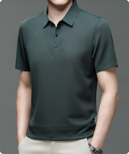 Polo structuré manches courtes homme | Business décontracté