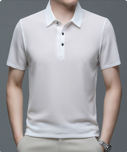 Polo structuré manches courtes homme | Business décontracté