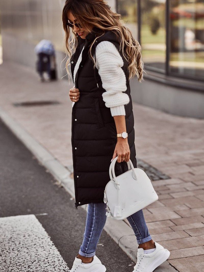 Veste d'hiver longue pour femmes | Longue