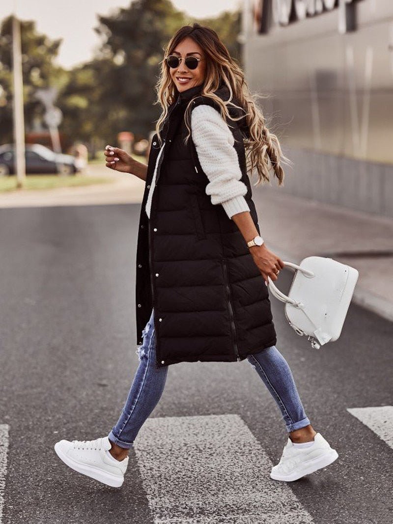 Veste d'hiver longue pour femmes | Longue