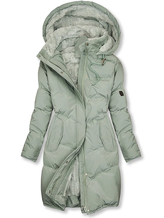Giacca invernale lunga da donna | Calda