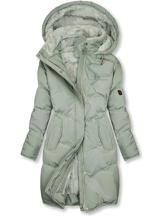 Giacca invernale lunga da donna | Calda