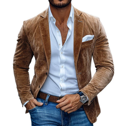 Blazer classique col revers homme | Manches longues
