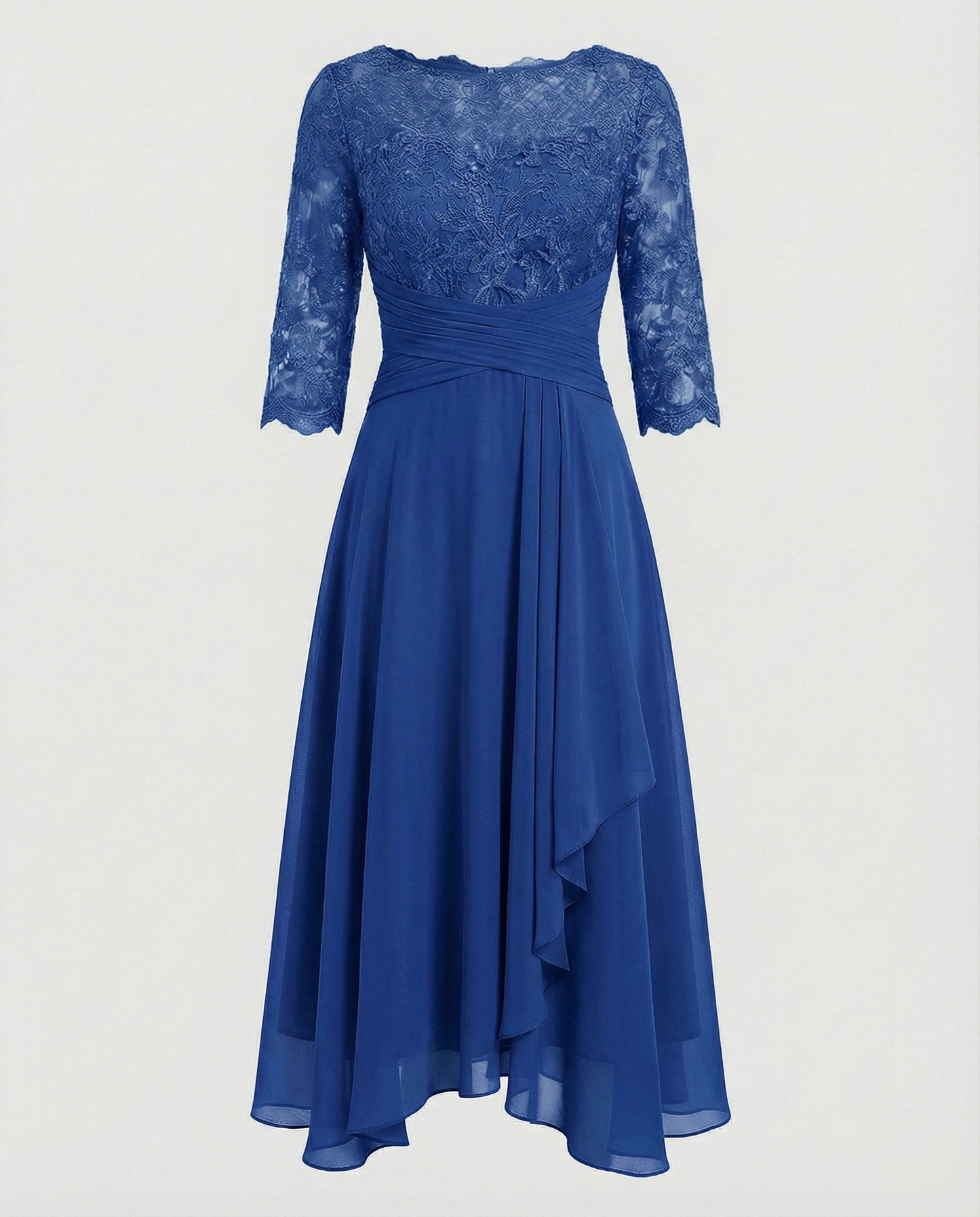 Robe de soirée midi pour femmes | Manches 3/4