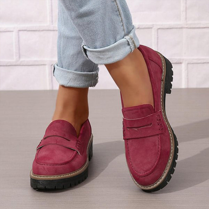 Mocassins plateforme femme | Enfilage facile