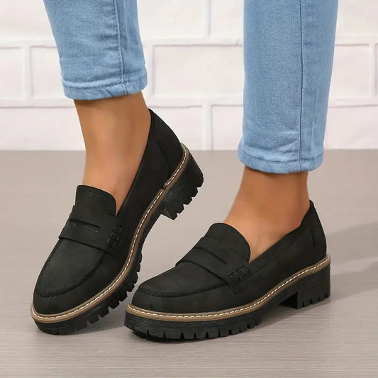 Mocassins plateforme femme | Enfilage facile