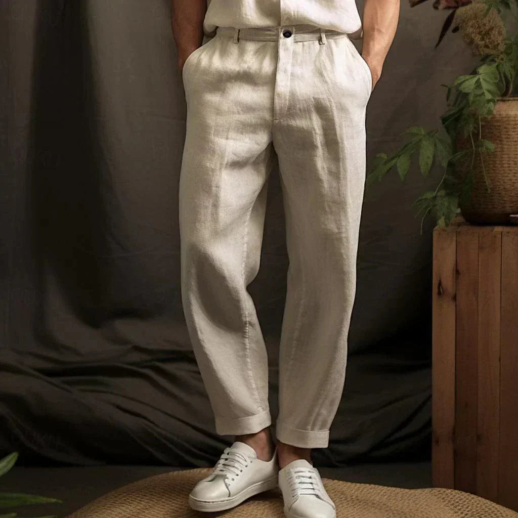 Homme Pantalon décontracté | Lin