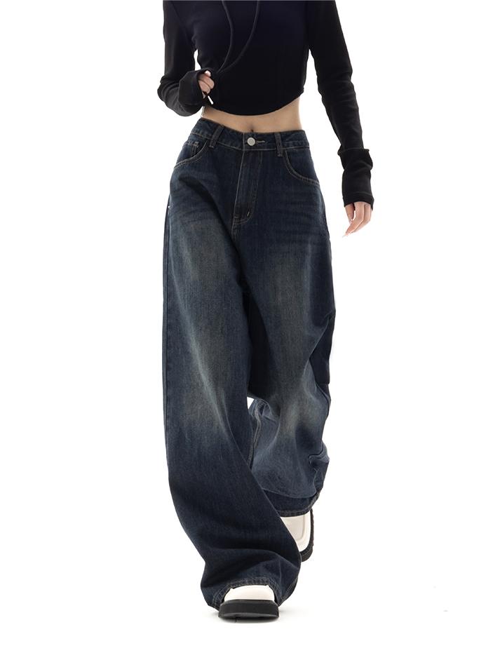 Jean baggy boyfriend vintage années 90 pour femme