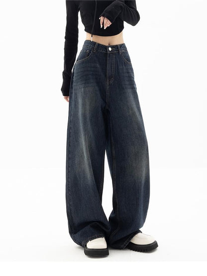 Jean baggy boyfriend vintage années 90 pour femme