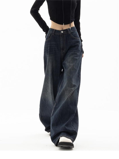 Jean baggy boyfriend vintage années 90 pour femme