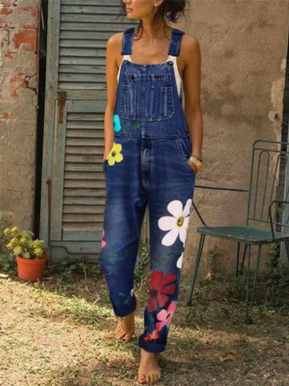 Combinaison à motif floral pour femme | Décontractée