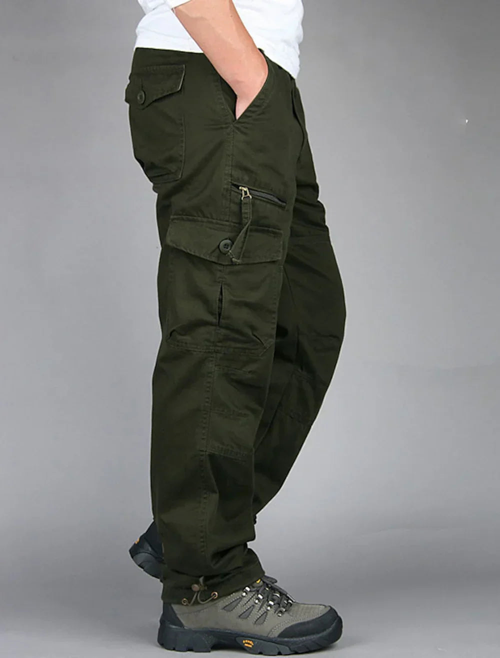 Herren Chino Cargohose | Lang
