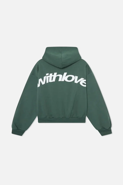 Sweat à capuche imprimé oversize femme
