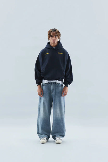 Sweat à capuche imprimé oversize femme