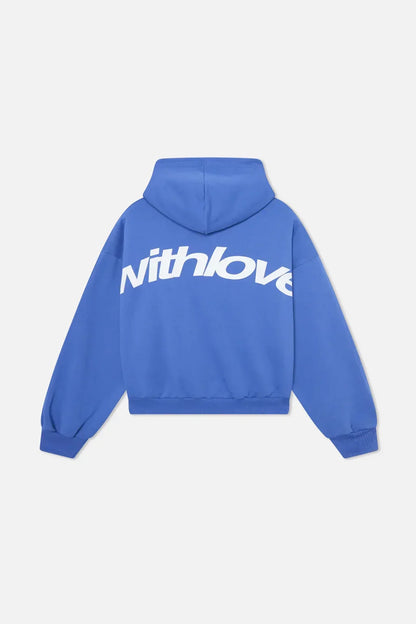 Sweat à capuche imprimé oversize femme
