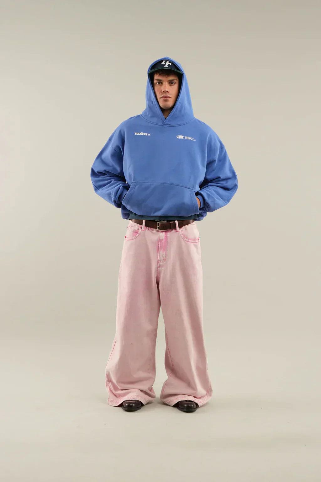 Sweat à capuche imprimé oversize femme