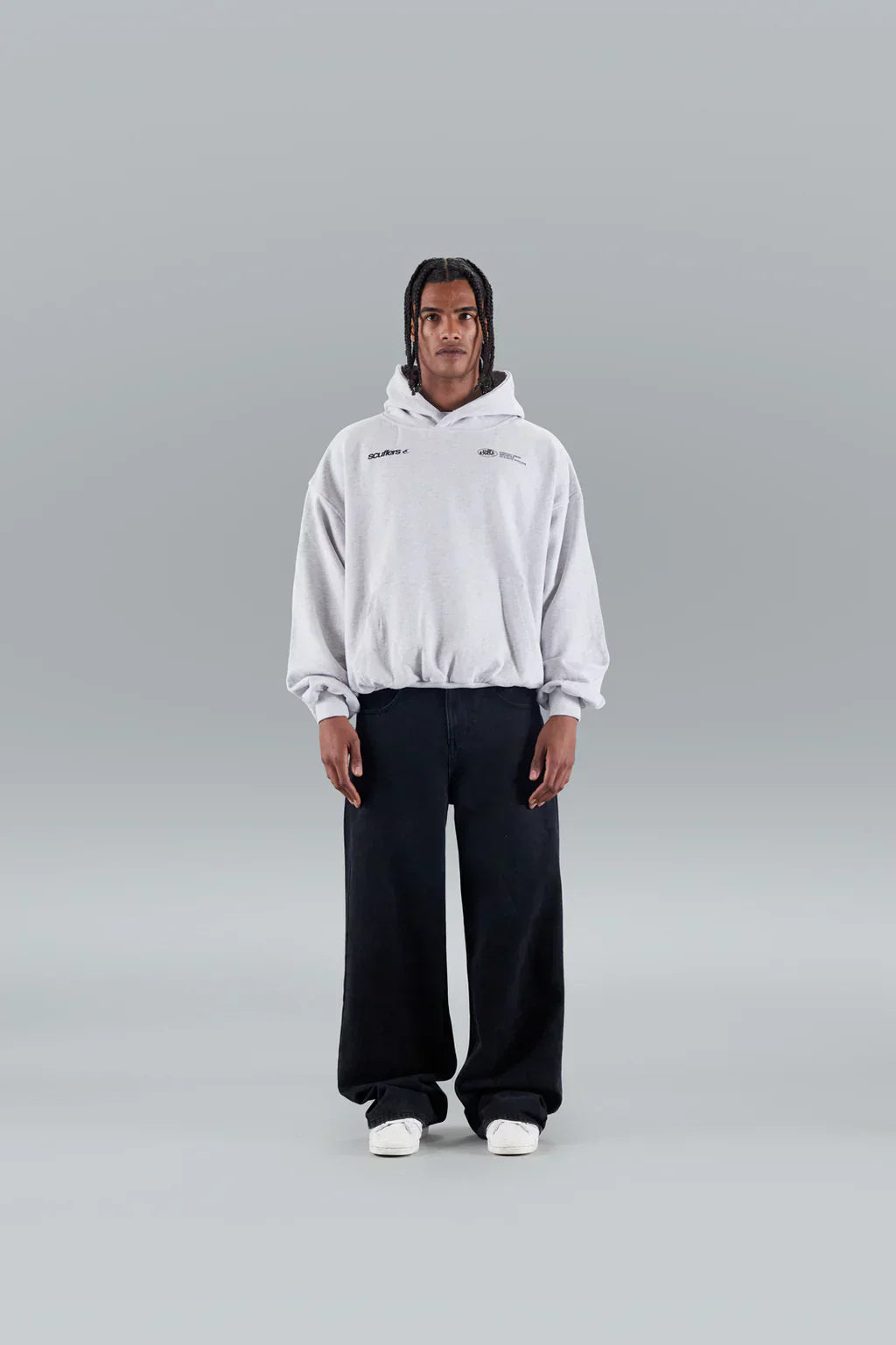 Sweat à capuche imprimé oversize femme